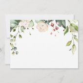 Witte rozen naar mijn moeder en vader op mijn huwe kaart (Achterkant)