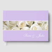 Witte Rozen Niet-Folie Gastenboek (Voorkant)