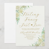 Witte Rozen Niets bijzonders, gewoon liefde Elopem Kaart (Voorkant / Achterkant)