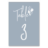 Witte rozen op de Kaart van de Stustblauw Tabel (Achterkant)