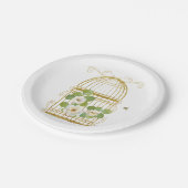 Witte rozen op een Bord met goudhonkpapier (Gekanteld)