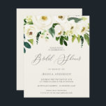 Witte rozen op een uitnodiging van de Bridal van d<br><div class="desc">Witte rozen op een uitnodiging van de Bridal van de Begroting</div>