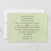  witte rozen op zwart lijst kaart (Achterkant)