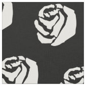 Witte rozen op zwarte achtergrond stof (Close Up)