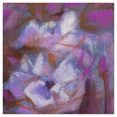 "Witte rozen, paarse bladeren", bloemontwerp Stof (Close Up)