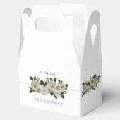 Witte rozen Persoonlijk  Bedankdoosjes (Geopend)