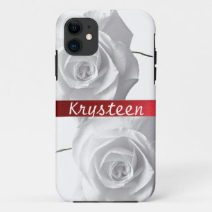 Witte rozen Persoonlijke iPhone 5 Hoesje