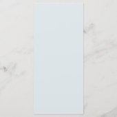 Witte Rozen poederblauw menu (Achterkant)