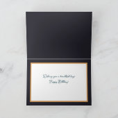 Witte Rozen & Roze Dahlia Bloemen Boeket Verjaarda Kaart (Binnen)