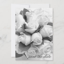 Witte Rozen Save the Date Aankondiging
