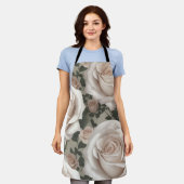 witte rozen schort (Gedragen)