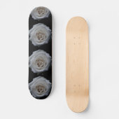 Witte rozen skateboard (Voorkant)