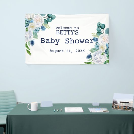 Witte rozen spandoek (Beurs)