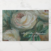 Witte Rozen Sparkling Wijnetiket (Enkel label)
