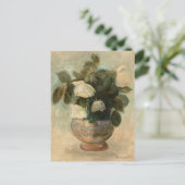 Witte rozen | Tadeusz Makowski Briefkaart (Staand voorkant)