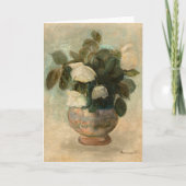 Witte rozen | Tadeusz Makowski Kaart (Voorkant)