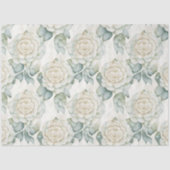 Witte rozen tissuepapier (Voorkant)