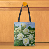 Witte Rozen Tote Tas