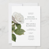 Witte Rozen Uitnodiging (Voorkant)