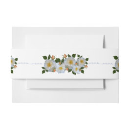 witte rozen uitnodigingen wikkel