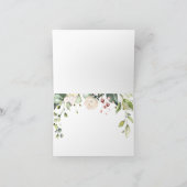 Witte rozen Voor mijn Moeder & Vader op mijn Trouw Kaart (Binnen)