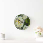 Witte rozen voor positieve uitslag ronde klok (Huis)