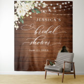 Witte rozen Vrijgezellenfeest Wandkleed (In situ)