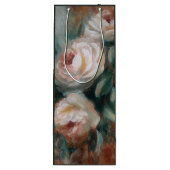 Witte Rozen Wijn Cadeautas (Achterkant)