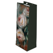 Witte Rozen Wijn Cadeautas (Achterkant Gekanteld)