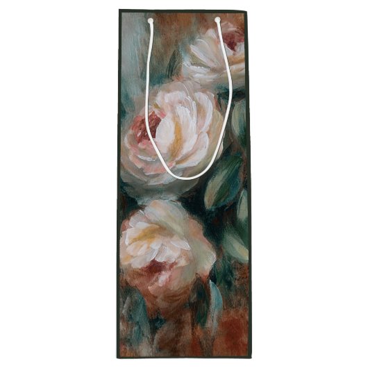 Witte Rozen Wijn Cadeautas (Voorkant)