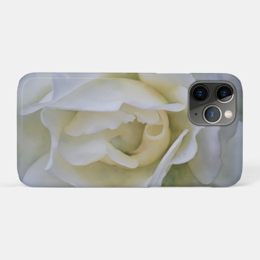 Witte Rozenblaadjes Waterverf Stijl Kunst Telefoon Case-Mate iPhone Case (Achterkant (horizontaal))