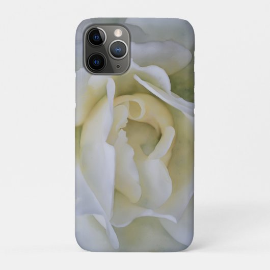 Witte Rozenblaadjes Waterverf Stijl Kunst Telefoon Case-Mate iPhone Case (Achterkant)