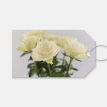  witte rozenbloemen foto bruiloft bedankt
