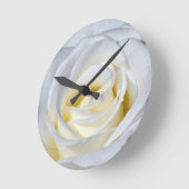 Witte rozenbloesem ronde klok (Hoek)