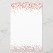 Witte rozengoudbruine bruiloft (Achterkant)