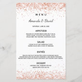 Witte rozengoudbruine bruiloft (Voorkant)