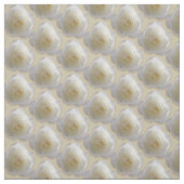 Witte rozenkatoenen of poly roos stof (Swatch)