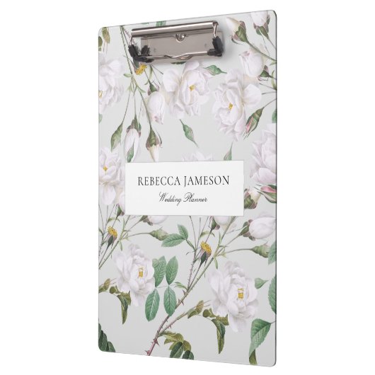  witte rozenplanner klembord (Links)