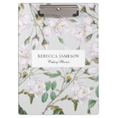  witte rozenplanner klembord (Voorkant)