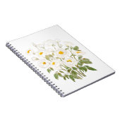 witte rozenstrook waterverf en inkt notitieboek (Rechterzijde)