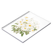 witte rozenstrook waterverf en inkt notitieboek (Linkerzijde)