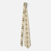 Witte ruggengraat, Amerikaanse vogels van Audubon Stropdas (Achterkant)