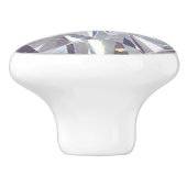 witte ruitvormige ronde knop met ronde kop (Zijkant)