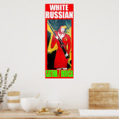 WITTE RUSLAND SATIVA INDICA POSTER (Keuken)