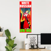 WITTE RUSLAND SATIVA INDICA POSTER (Thuiskantoor)