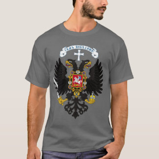 Witte Russisch shirt met dubbele kop