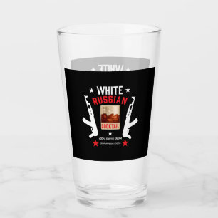 Witte Russische cocktail Glas