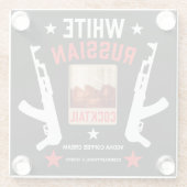 Witte Russische cocktail Glazen Onderzetter (Achterkant)