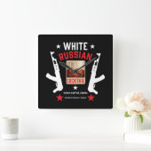 Witte Russische cocktail Vierkante Klok (Huis)