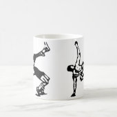 Witte rusteling koffiemok (Center)